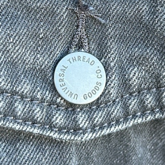 Universal Thread Freeborn Denim Jacket (Size: XXL) Black-Wash - Picture 12 of 16
